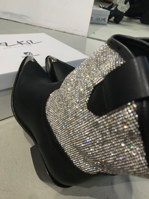 JAZZ  SİYAH TAŞLI BOOTIE